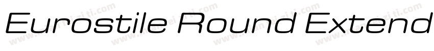 Eurostile Round Extended字体转换